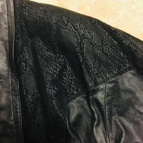 G- III Global Identity Genuine Leather Jacket Sz M - Picture 7 of 8